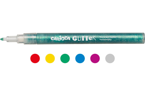 CARIOCA Fasermaler 42190 Glitter E-6