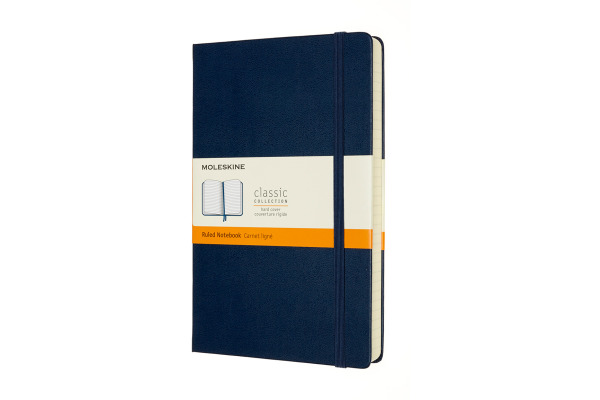 MOLESKINE Notizbuch Classic HC XL 853606235 saphir, liniert 208 Blatt