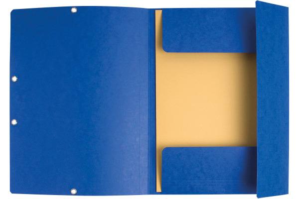 EXACOMPTA Gummibandmappe A4+ 55302E blau manila