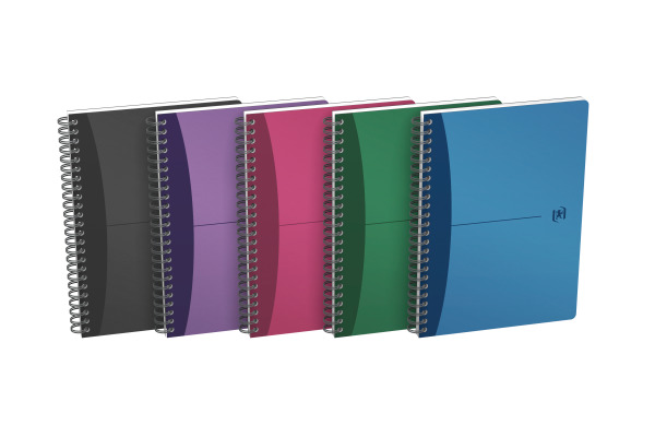 OXFORD Spiralheft Office A5 100101300 ass., liniert 90 Blatt