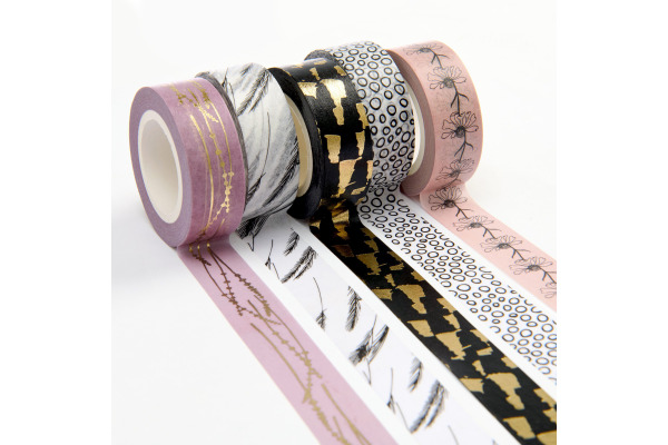 RICO DESI Washi Tape Set In the Meadow 302632 Gräser 5 Stück