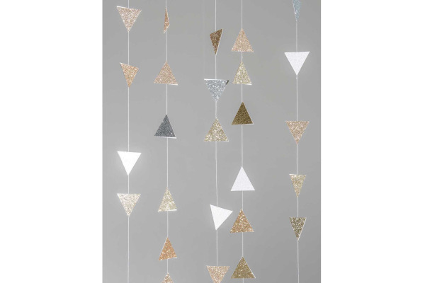 RICO DESI Glitterpapierblock A4 99001.50. Glamour 180g, 10 Blatt
