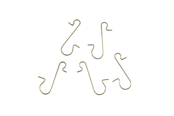 NEUTRAL Schnellaufhänger gold 602-411 Weihnachtskugeln 50 Stück