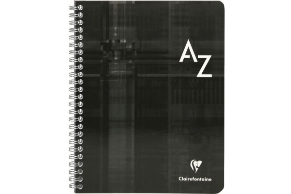 CLAIREFON Adressbuch Index A5 8949C ass., kariert, 5mm 50 Blatt