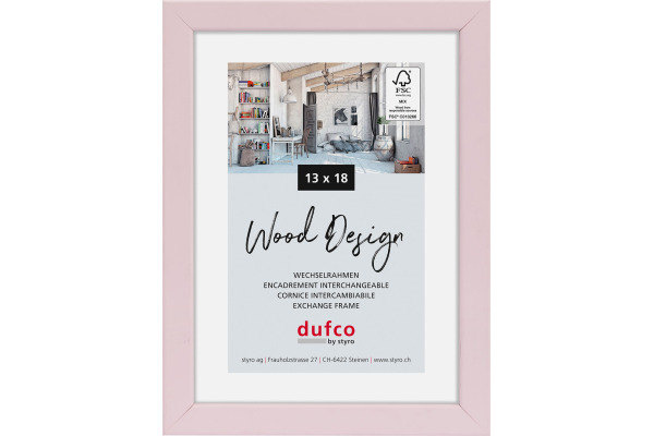 DUFCO Bilderrahmen Hay 13x18cm 161081081 hellrosa