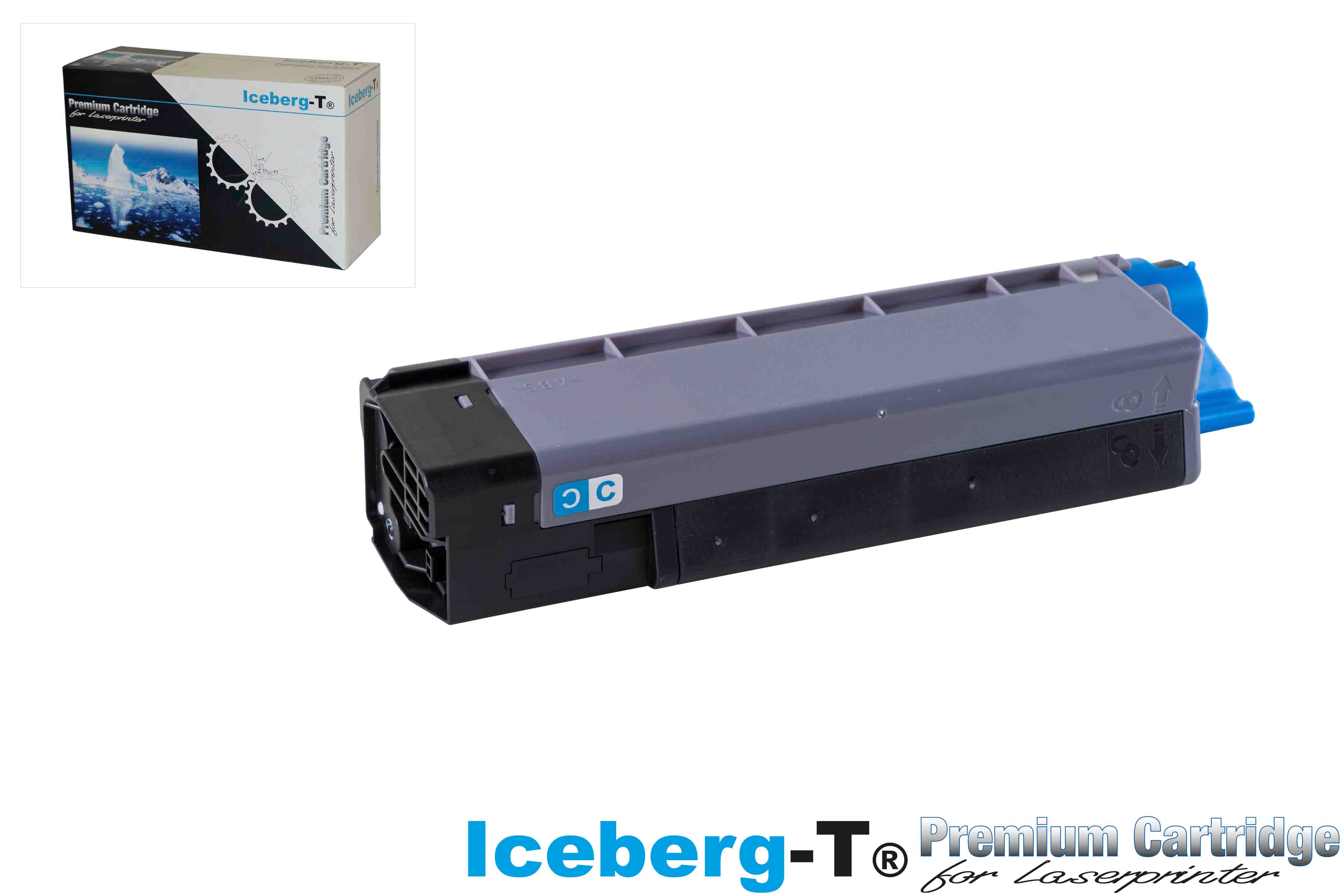 Iceberg-T Toner OKI C5600 2'000 Seiten, cyan