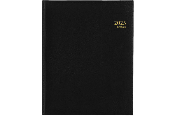 BREPOLS Agenda Concorde Lima Ku. 2027 26.3.0098 1W/2S schwarz 21x27cm