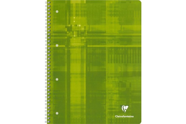 CLAIREFON Spiralheft Studium A4 8256C ass., liniert 80 Blatt