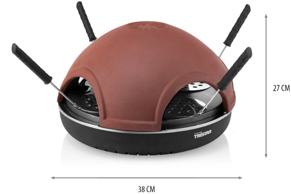 TRISTAR Tischgrill Pizza Festa 30cm PZ-9154 900Watt