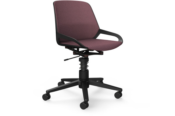 AERIS Bürodrehstuhl Numo Task 962WRSTBK violett/schwarz