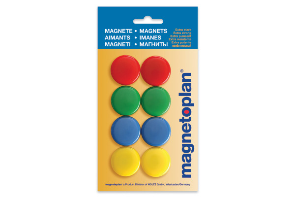 MAGNETOP. Signalmagnete 16663 ass. D=30mm 8 Stk.