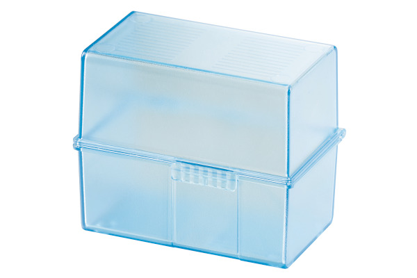 HAN Karteibox A7 977-64 transl.-blau für 300 Karten