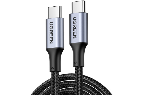 UGREEN Cable USB-C to USB-C 2.0 70428 100W,Alu Case,Braid 1.5m, Gr.