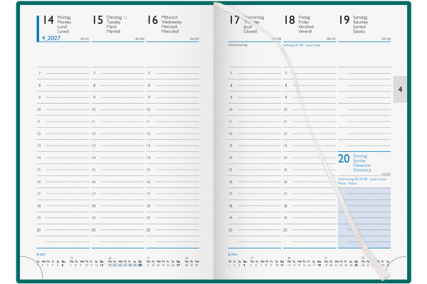 BIELLA GA Colorful 7 2027 809707090 1W/2S petrol ML 14.5x20.5cm