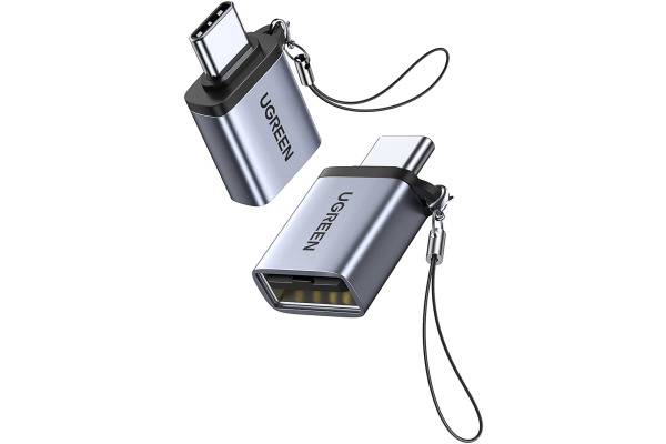 UGREEN Adapter Type C to USB 50283 3.0 A,Lanyard ,Gray