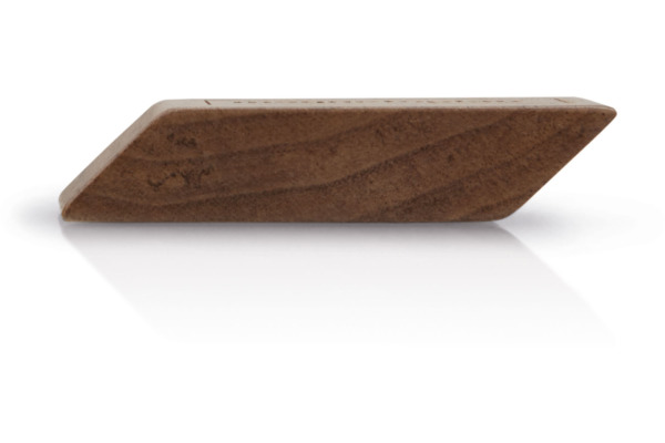MAGNETOP. Design Magnet 4 Stück 1665251 Wood Series,Walnuss 60x20x13mm
