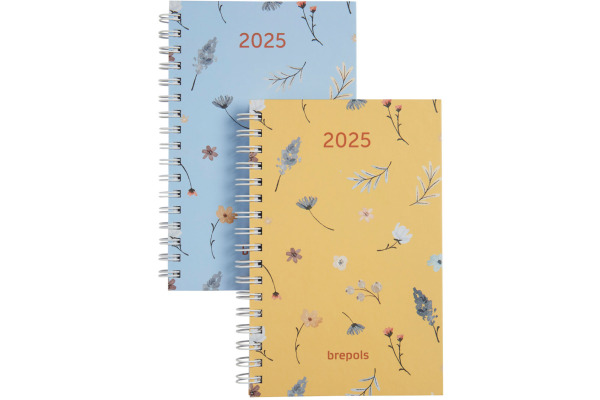 BREPOLS Agenda Blossom 2027 26.3.1396 1W/2S ass. 9.7x15cm