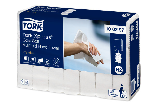 TORK Premium Handtücher H2 100297 Xpress® 2100 Blatt