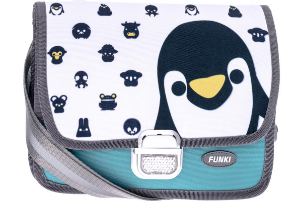 FUNKI Kindergarten-Tasche weiss 6020.007 PenginMin. 26x20x70cm