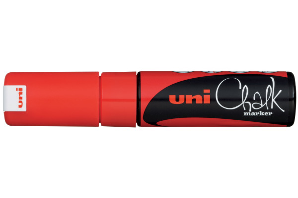 UNI-BALL Chalk Marker 8mm PWE-8K rot