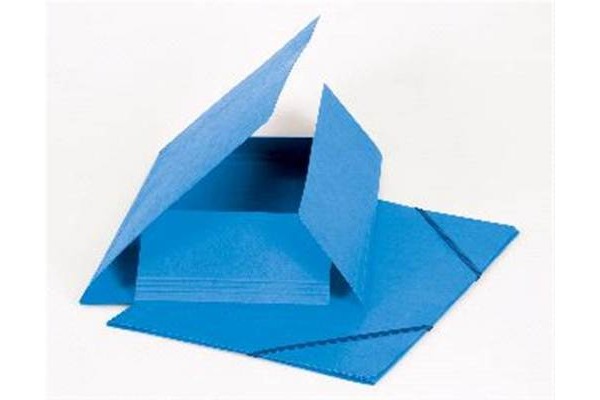 BIELLA Gummibandmappe A4 17840106U hellblau, 355gm2 200 Bl.