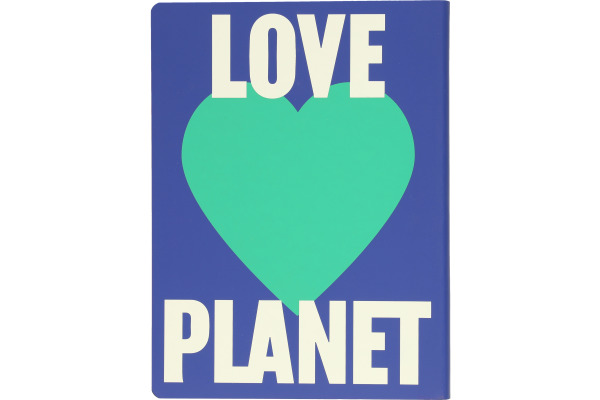 NUUNA Notizbuch GRAPHIC L A5 350056345 PLANET LOVE, dots 128 Blatt