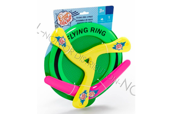 ROOST Frisbee Set 720554 3ass.