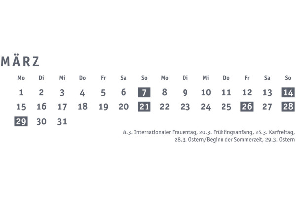 HEYE Bastelkalender 2027 23497+27 weiss 21x29.7cm