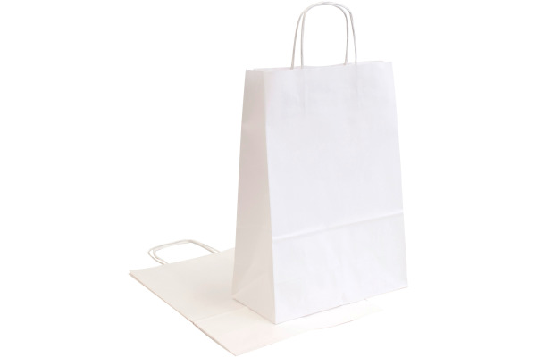 NEUTRAL Tragtaschen Allegra weiss SDS26-BIA Kraft,110g, 26x12x36cm 25 Stk.