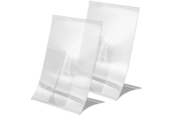 SIGEL Tischaufsteller Classic A5 TA 161 150x210x95mm 2 Stück