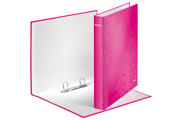 LEITZ Ringbuch WOW 4cm 42410023 2 Ringe pink A4+