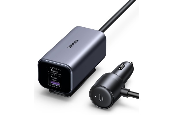 UGREEN Car Charger 150W,USB-C GaN 35571 USB-A+2xUSB-C Charging Hub