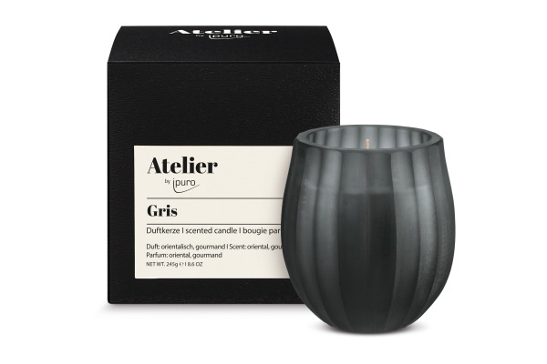 IPURO Duftkerze Atelier 245g 071.1120 gris