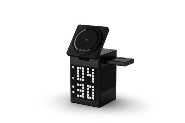 VINNIC SPICKARD 5-in-1 Charg. Dock VPPD-31WS Wireless Speaker,Clock