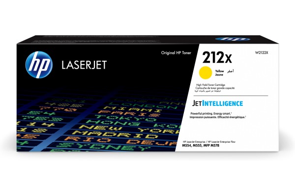 HP Toner-Modul 212X yellow W2122X CLJ Ent.M554/M555 10'000 S.