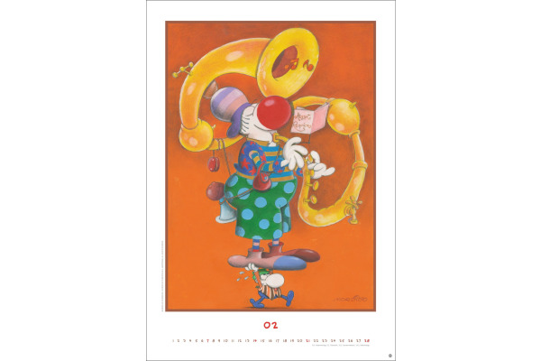 HEYE Bildkalender 2027 1200+27 Mordillo DE 37x53.5cm
