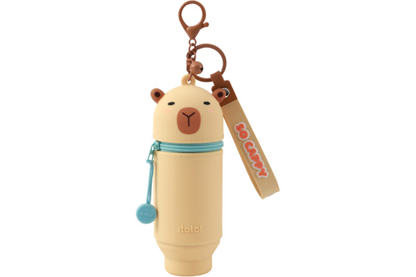 I-TOTAL Schlüsselanhänger Silikonetui XL2486G Capybara