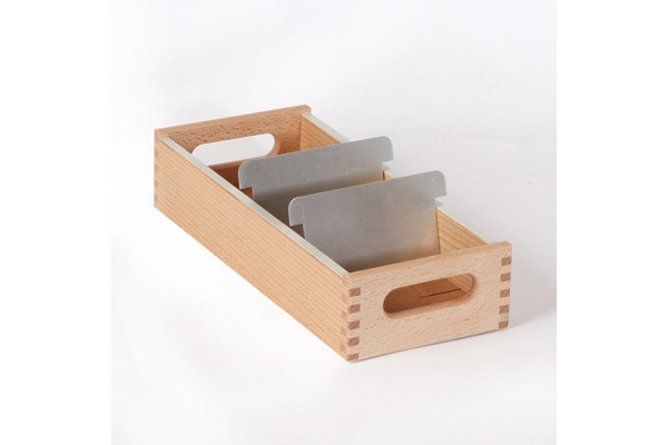 FLÜCK Karteikasten A7 quer A7quer/30 Buche Tiefe 30cm