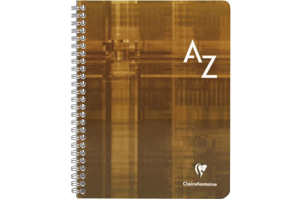CLAIREFON Adressbuch Index A5 8949C ass., kariert, 5mm 50 Blatt