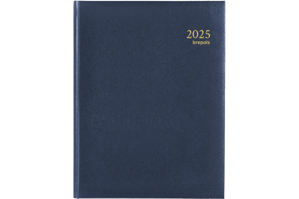 BREPOLS Agenda Ambassador Lima 2027 26.3.0048 1T/1S blau 17x22cm