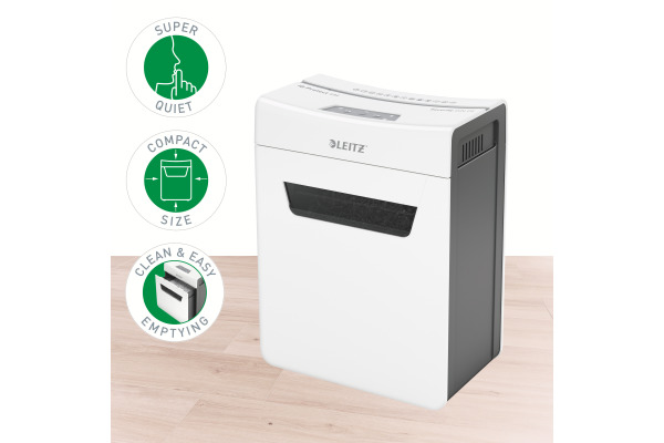 LEITZ Aktenvernichter IQ Protect 80940000 4M, P-5, 14lt