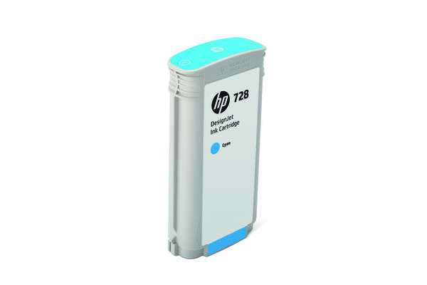 HP Tintenpatrone 728 cyan F9J67A DesignJet T730/T830 130ml