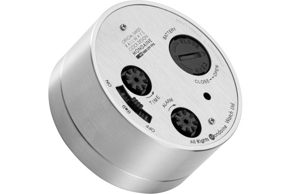 MONDAINE Reisewecker 50mm MSM64411 silber