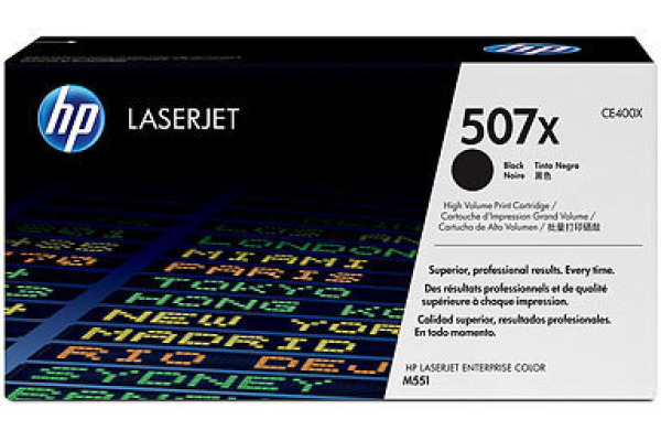 HP Toner-Modul 507X schwarz CE400X LJ Enterprise 500 C. 11'000 S.