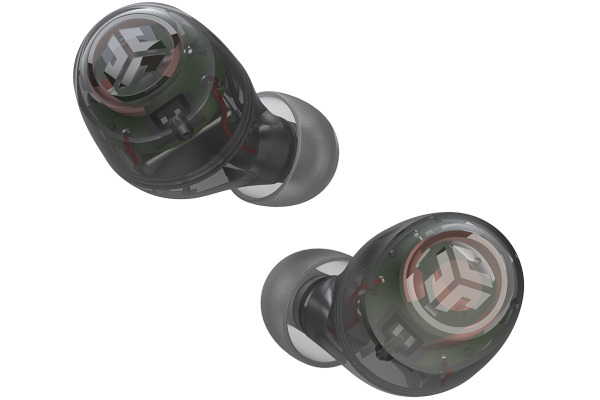 JLAB Go Pop+ Earbuds IEUEBGAIR True Wireless, Clear