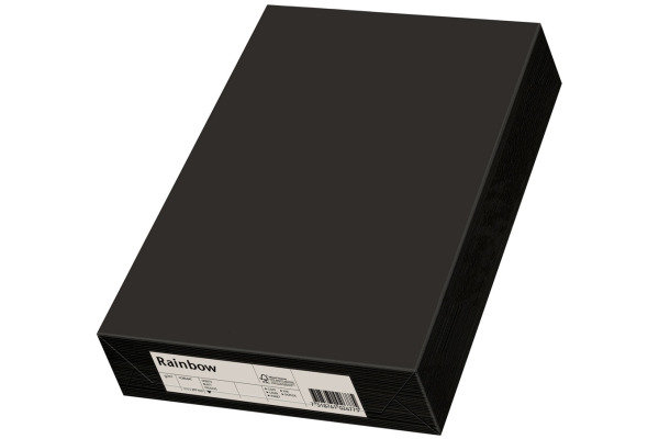 RAINBOW Papier schwarz/99 A4 88042835 FSC, 160g 250 Blatt