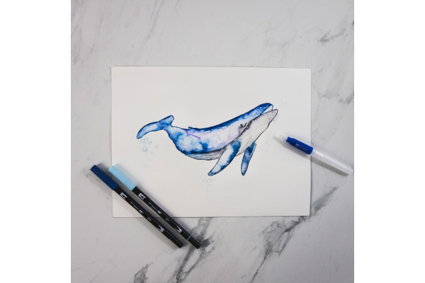 TOMBOW Aquarellblock A6 PB-AQUA 300g, 15 Blatt