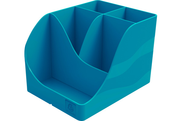 EXACOMPTA Stifteköcher Neo Deco 69528D blau 5 Fächer