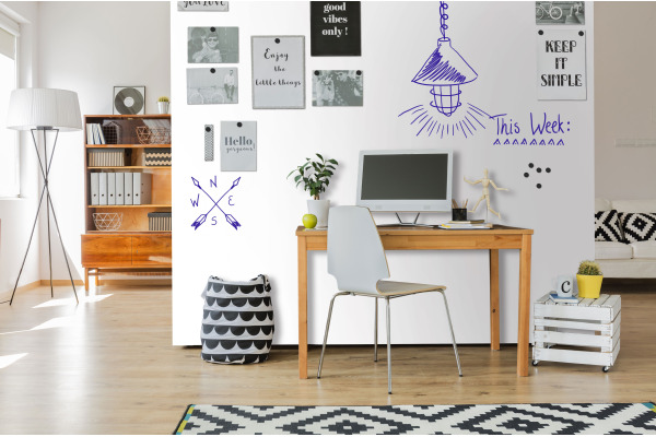 LEGAMASTE Whiteboard 101x600cm 7-106206 Wrap-UP Kunststoff / PVC frei