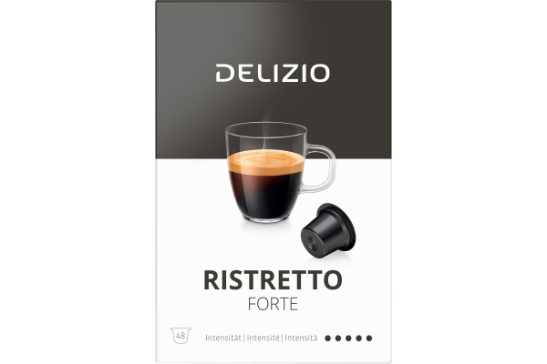 DELIZIO Kaffeekapseln 10168380 Ristretto 48 Stk.